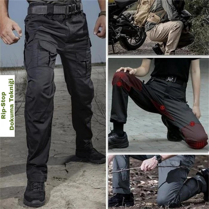 Su Geçirmez Askeri Tactical Pantolon – Çok Cepli & Yırtılmaz Kumaş
